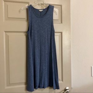 Madewell Blue Cotton Blend Dress